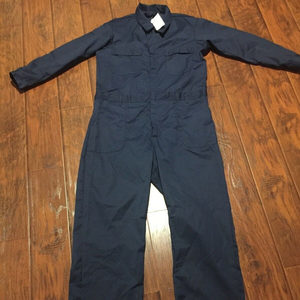 Unicor Mechanic Coveralls Jumpsuit 42R Navy Blue